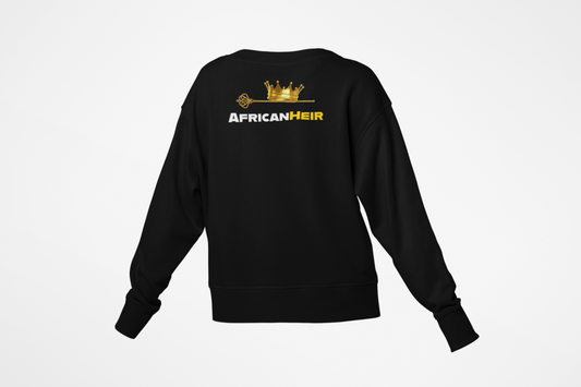 African Heir logo - crewneck