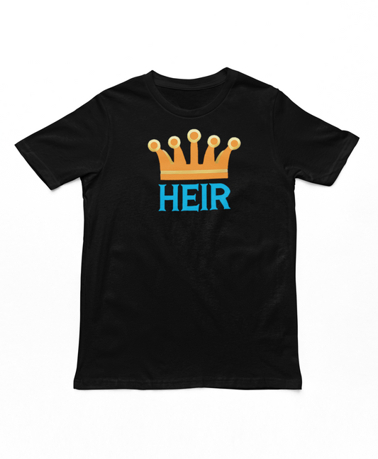 Orange & Blue crown-heir - T-Shirt