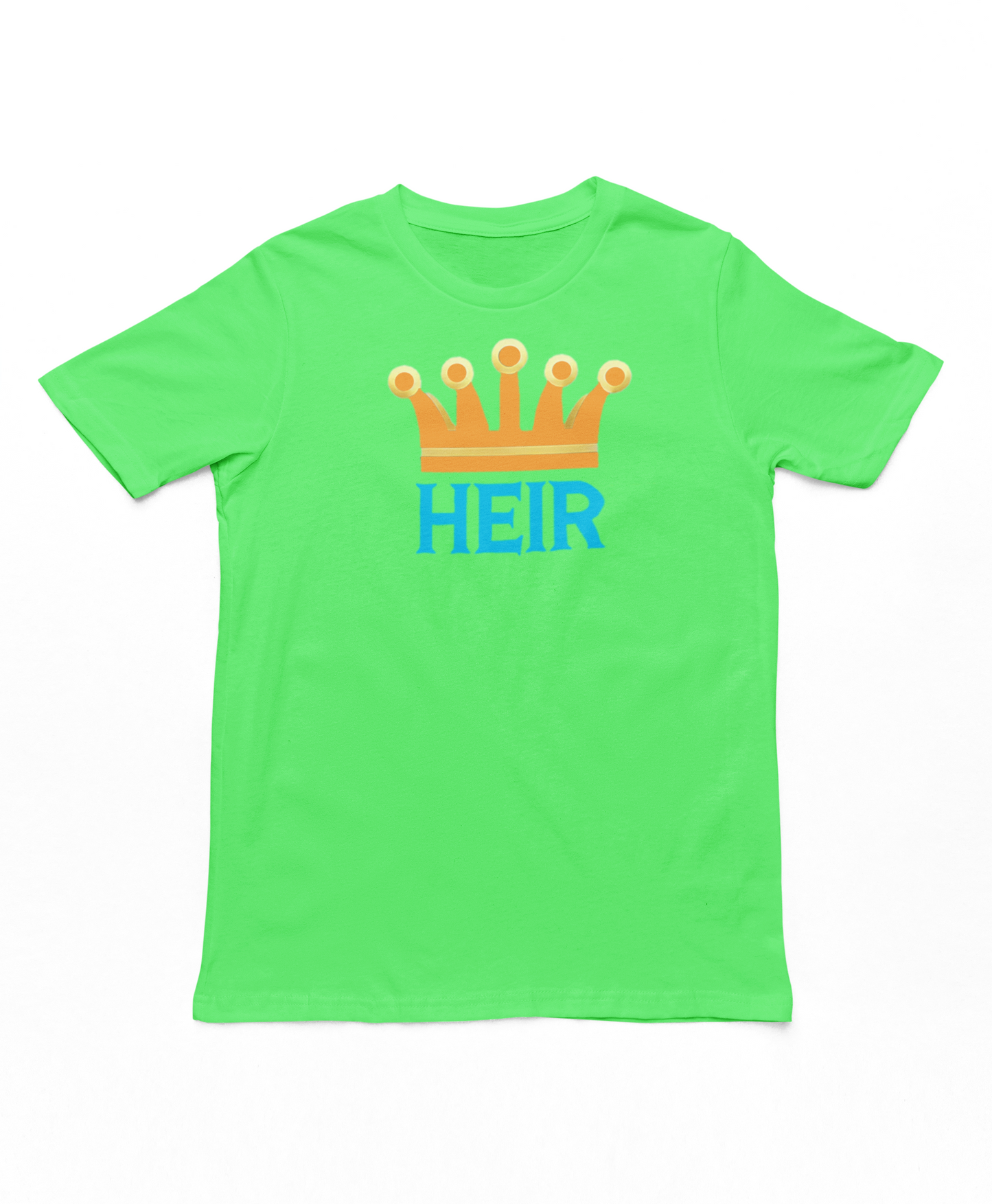 Orange & Blue crown-heir - T-Shirt